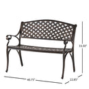Spencer - Cast Bench - Copper