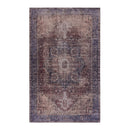 Maval - 3' X 5' Washable Area Rug - Burgundy