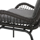 Outdoor Wicker Club Chair With Cushions (Set of 2)