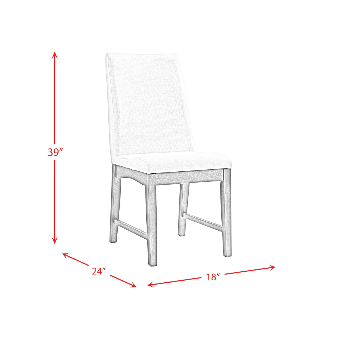 Dapper Dining Side Chair (Set of 2) in Beige by Elements International, view 7