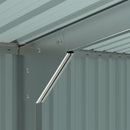 Outdoor Storage Shed, Garden Shed Backyard Utility Tool House Building With 2 Doors And 4 Vents For Car, Truck, Bike, Garbage Can, Tool, Lawnmower