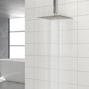 Modern 10" Square Rainfall Shower Head & Stainless Steel Wall Or Ceiling Mount Luxury Spa Shower Panel