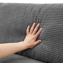 Oversized Sectional L Shaped Cloud Couch With USB Charging Port Cup Holder Deep And Wide Seat Sofa With Chaise Comfy