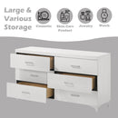 Casilda - Dresser - White Finish - Atlantic Fine Furniture Inc