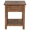 Payne - 1 Drawers Wood End Table with Shelf