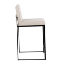 Fuji - Contemporary Modern Elegance, High Back Counter Stool