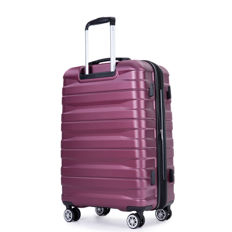 Luggage Set Of 5 Pieces, Expandable Hard Pc Luggage Set With Tsa Lock For Rotating Wheels