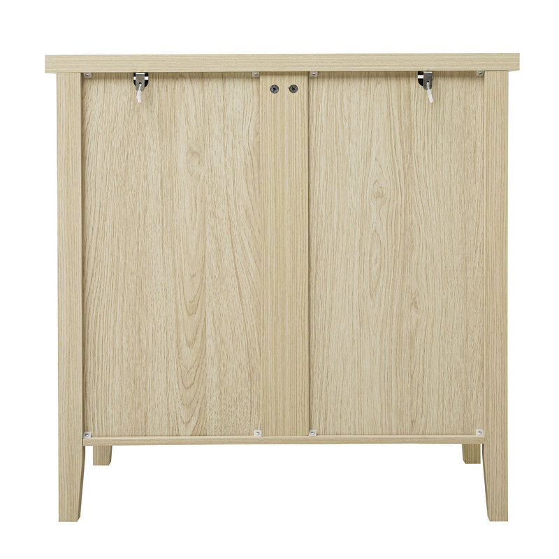 3 Drawer Cabinet, American Furniture, Suitable For Bedroom, Living Room, Study - Natural