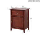 Izzy - 1 Drawer /1 Door Nightstand