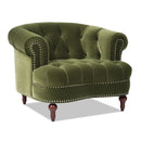 La Rosa - Victorian Tufted Upholstered Accent Chair