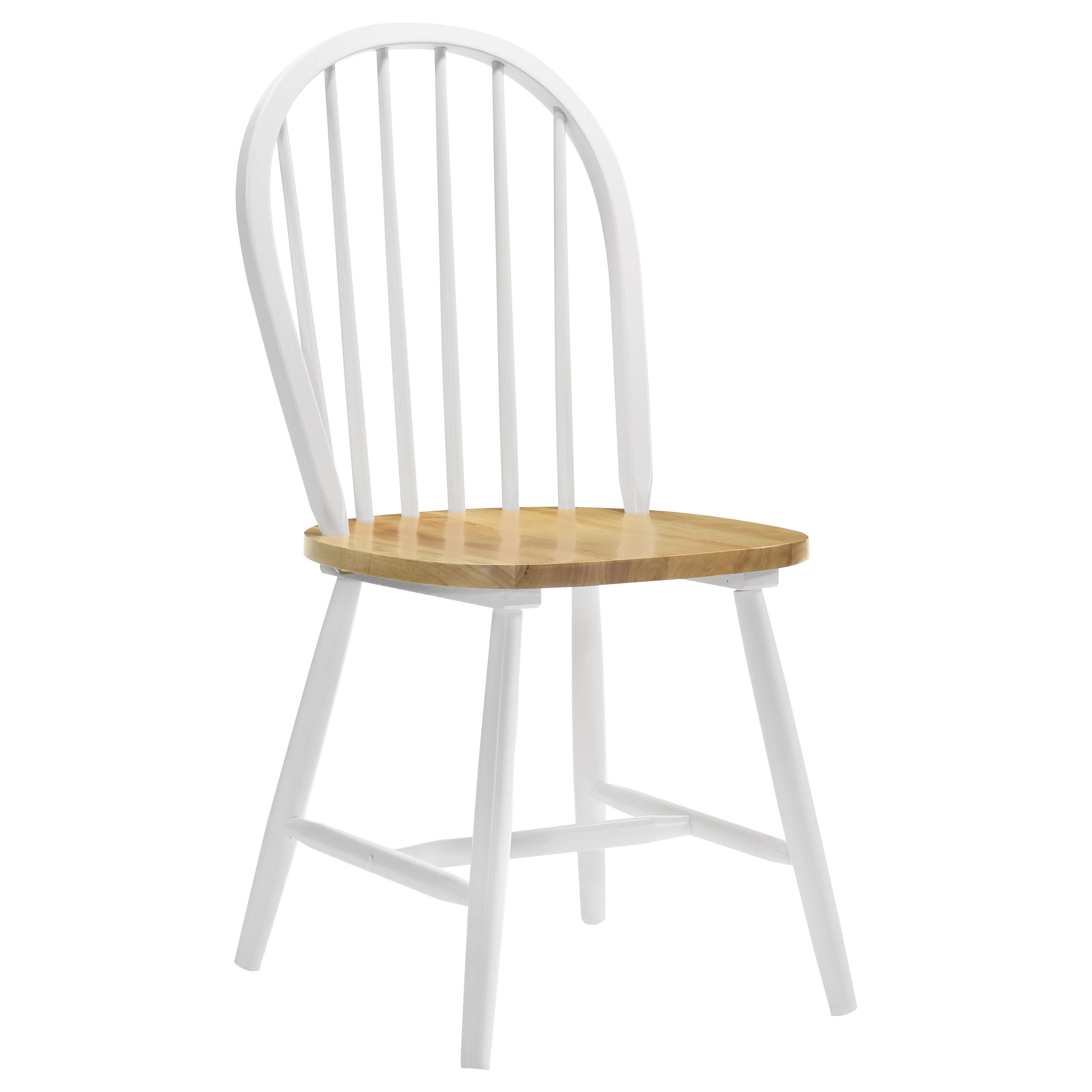 Cinder Wood Dining Side Chair White (Set of 4) — view 3