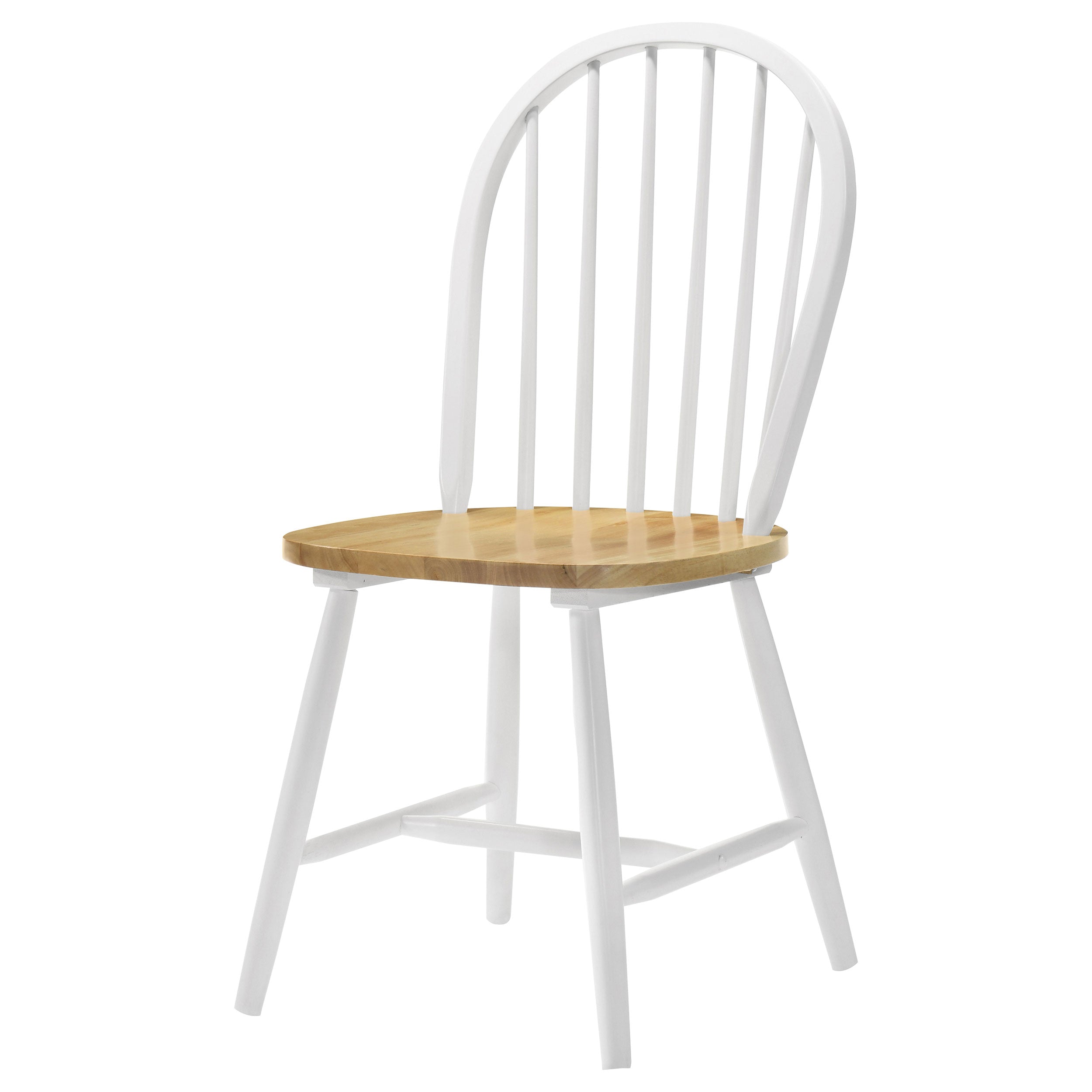 Cinder Wood Dining Side Chair White (Set of 4) — view 5