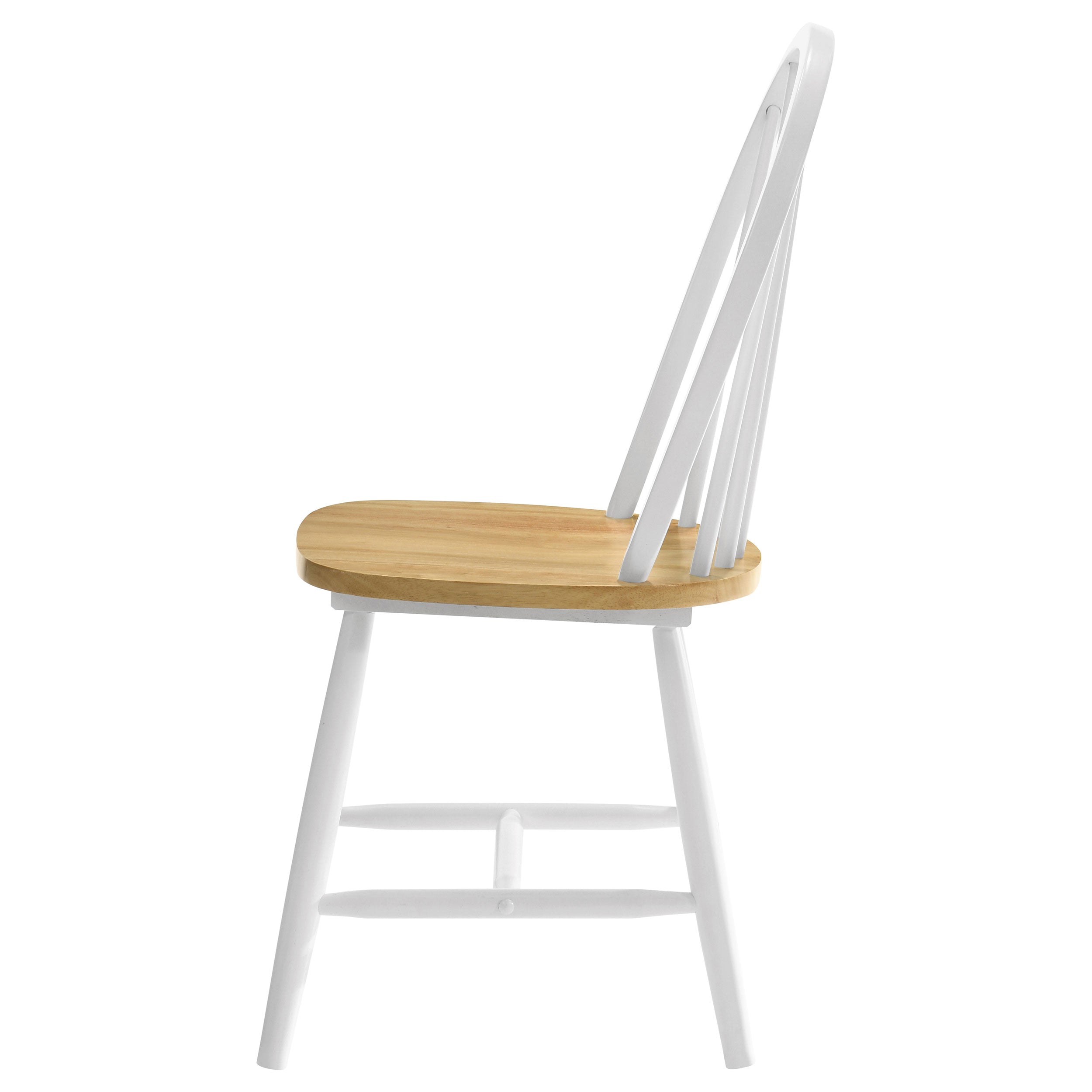 Cinder Wood Dining Side Chair White (Set of 4) — view 6