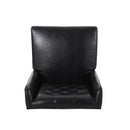 Sophisticated Tufted Dining Chair With High Back Design