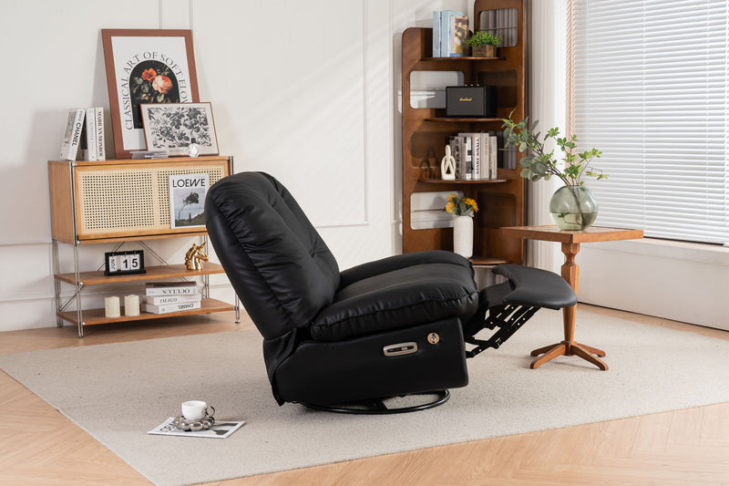 Power Recliner Swivel Glider USB Charger With Bluetooth Music Player, Sleep, Working, Game And Leisure