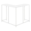 Corner Accent Console Table For Entryway, Unique L-Shaped Design