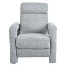 Push Back Recliner Armchair Upholstered Recliner Chair Single Sofa With Adjustable Backrest