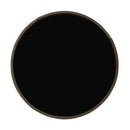 Elegant Italian High Grade Double Layer Storage Round Side Table - Brown / Black