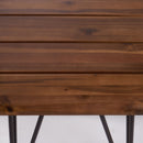 Zenith - Outdoor Industrial Accent Table (Set of 2) - Teak