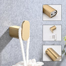 4 Pieces Bathroom Hardware Set Single Towel Bar, Towel Holder, Toilet Paper Holder