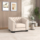 Upholstered Accent Sofa Chair With Removable Cushion