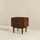 Alexa - Mid-Century Modern Style Night Stand - Brown