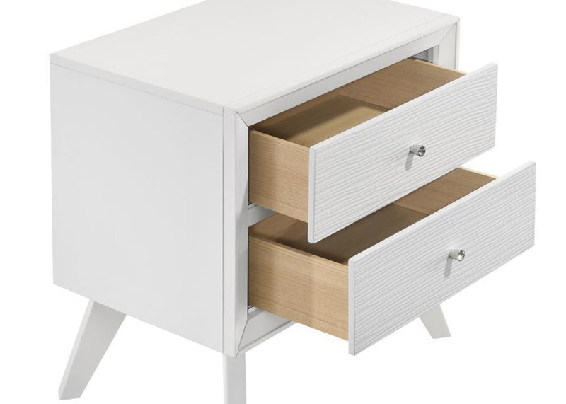 Janelle - 2-Drawer Nightstand - White