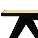 Chandigarh Dining Room Chairs With Natural Rattan (Set of 2)