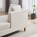 Wide Modern Double Sided Upholstered Chaise Lounge