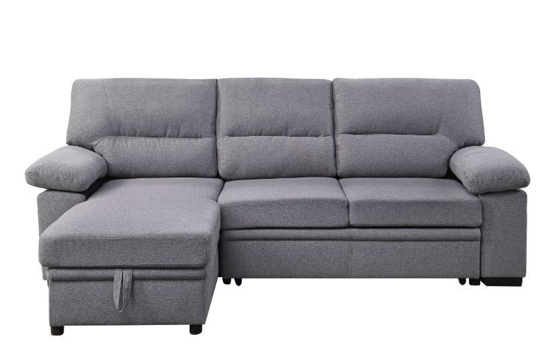 Nazli - Sectional Sofa - Gray Fabric