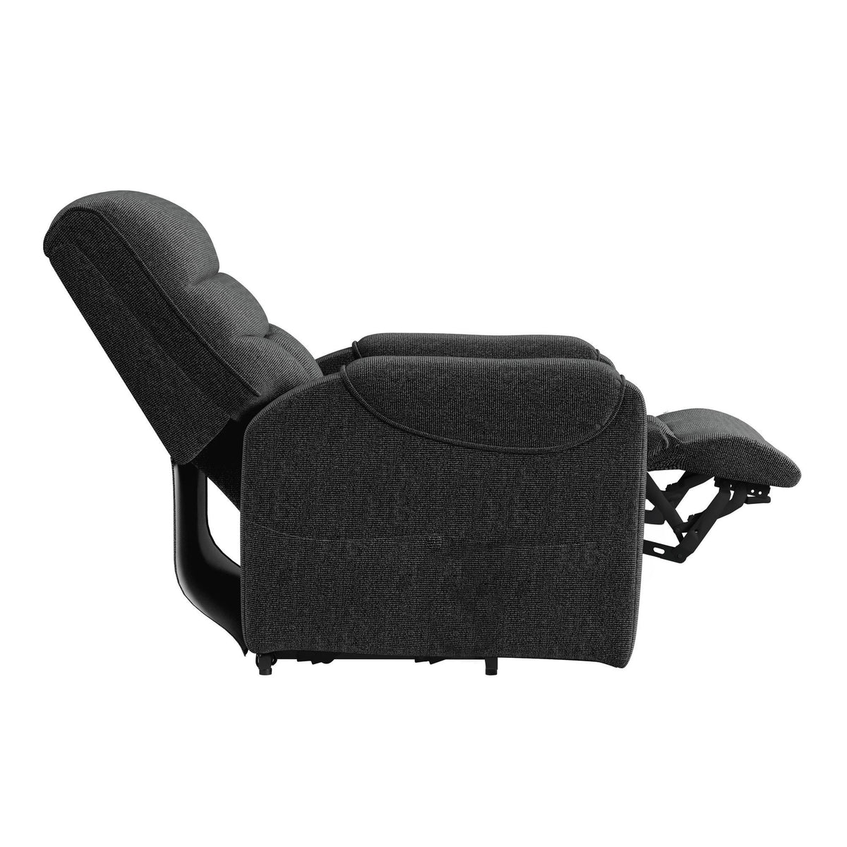 Desoto Power Lift Chair in Sahara Black by Elements International, view 5