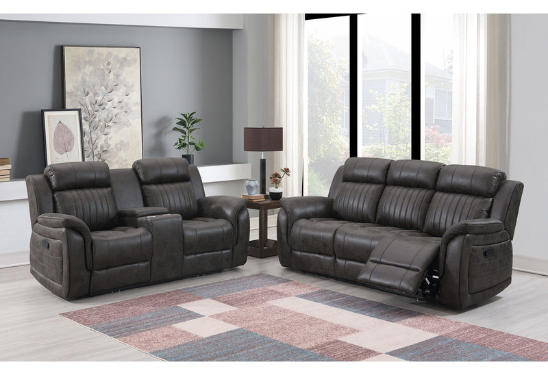 Steban - Reclining Sofa - Gray