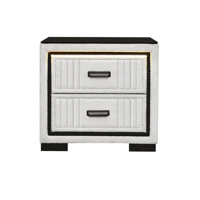 Isaiah - Nightstand With Upholstered Frame