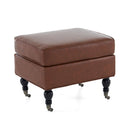 Ottoman, Square Design - Brown
