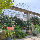 Metal Garden Arch Garden Arbor Trellis Climbing Plants Support Rose Arch Outdoor Arch