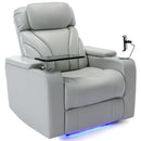 Power Motion Recliner Electric Power Recliner With USB Charging Port, Hidden Arm Storage, Convenient Cup Holder And Bluetooth Speaker