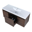 Floating Bathroom Vanity With Resin Sink And Soft Close Doors