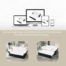 Modern Convertible Sleeper Sofa Bed With Pull-Out Queen Design, Side Storage & Thick Cushions