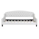 Modern Luxury Tufted Button Daybed,Twin,Beige