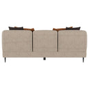 Jade - Chenille Upholstered Modern Track Arm Sofa