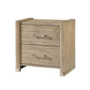Sarai - Nightstand With Spacious Drawers And Handles - Brown