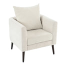 Modern Accent Upholstered Armchair With Pillow