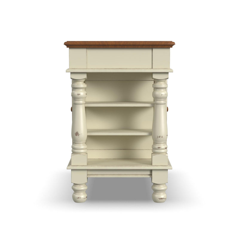 Montauk - Kitchen Island - Wood - White