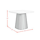 Edison - 2 Piece Occasional Table Set (Coffee Table & End Table) - White And Black