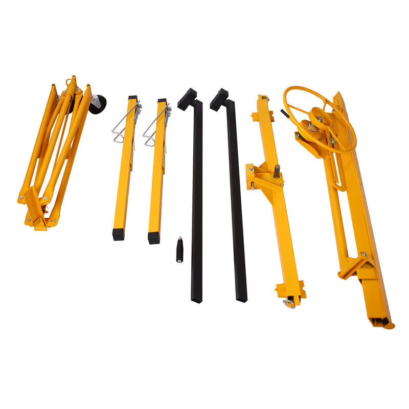 Heavy Duty Drywall Lift Panel Hoist With Adjustable Height And Safety Features
