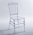 Dining Chair With Plastic Seat, Welding Chair (Set of 4) - Transparent