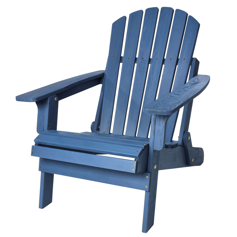 Oversize Outdoor Folding Adirondack Chair, Patio Chair For Garden
