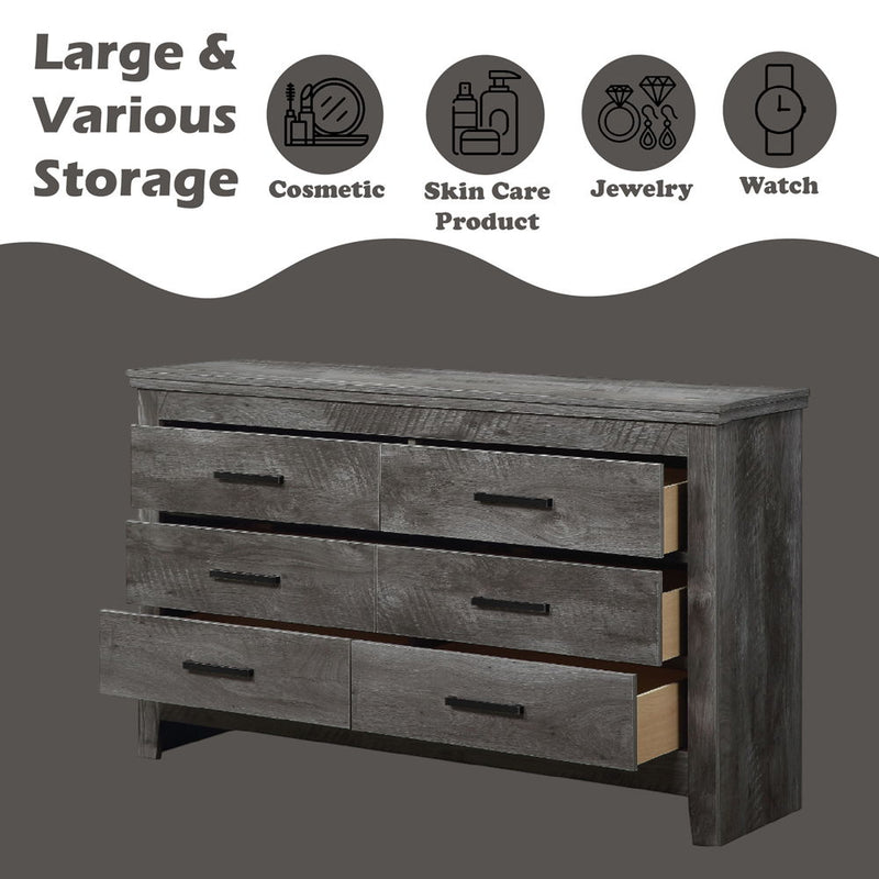 Vidalia - Dresser - Rustic Gray Oak