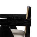 Chandigarh Farmhouse Style Cane Upholstered Dining Chairs (Set of 2)