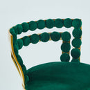 Modern Bar Chair With Iron Tube Legs, Soft Cushions And Comfortable Backrest (Set of 2)